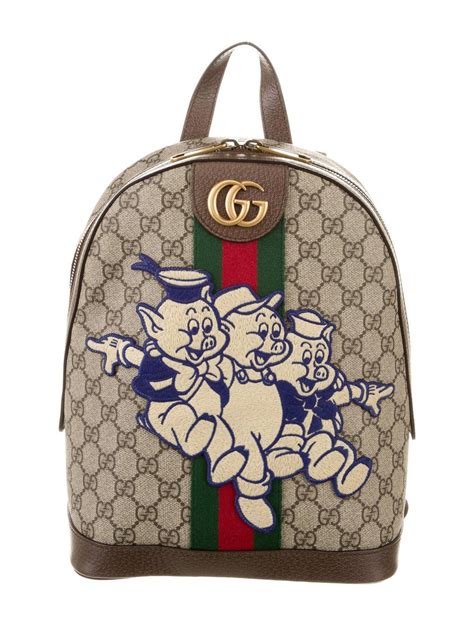 3 little pigs gucci bag ophidia amazon|Gucci Ophidia GG Backpack Three Little Pigs Beige/Ebony .